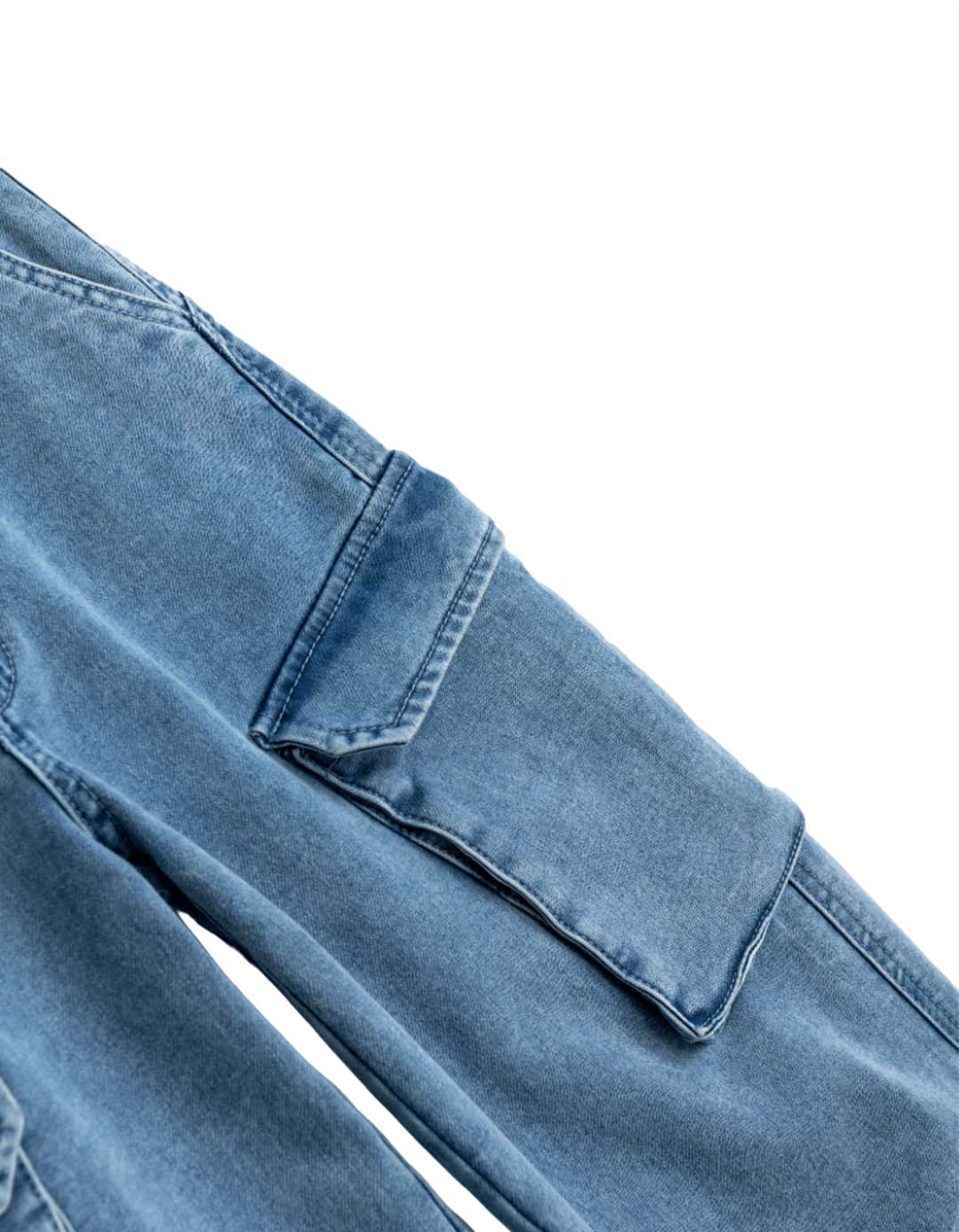 Παντελόνι cargo τζιν για κορίτσι 98% COTTON-2% ELASTAN.Regular Fit.