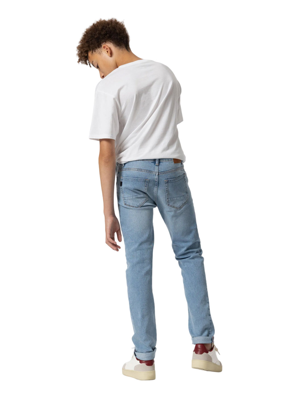 Παντελόνι τζιν Tiffosi για αγόρι Slim fit, μπλε, 78% βαμβάκι, 20% πολυεστέρας, 2% ελαστάνη. Παντελόνι τζιν Tiffosi για αγόρι Slim fit, μπλε, 78% βαμβάκι, 20% πολυεστέρας, 2% ελαστάνη.