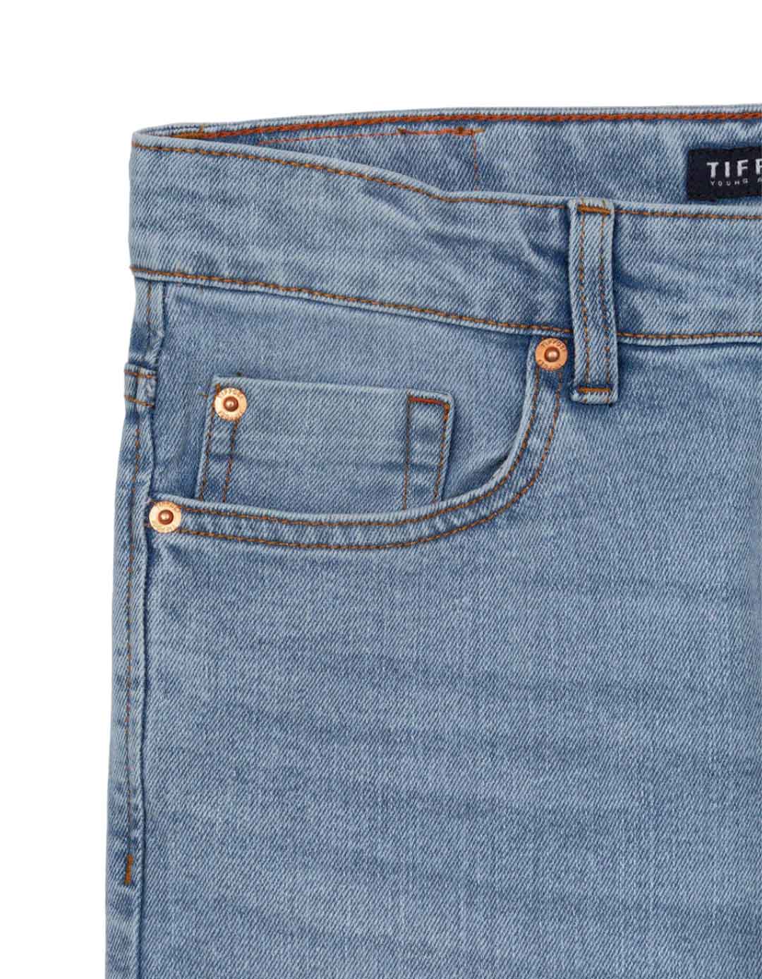 Παντελόνι τζιν Tiffosi για αγόρι Slim fit, μπλε, 78% βαμβάκι, 20% πολυεστέρας, 2% ελαστάνη. Παντελόνι τζιν Tiffosi για αγόρι Slim fit, μπλε, 78% βαμβάκι, 20% πολυεστέρας, 2% ελαστάνη.