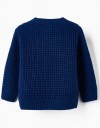 Πλεκτό για αγόρι, μπλε, Slim Fit, 85% ακρυλικό, 15% Wool.