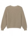 Πλεκτό μπεζ πουλόβερ Name It για αγόρι 6-14 ετών