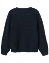 Πλεκτό μπλε πουλόβερ Name It για αγόρι 6-14 ετών