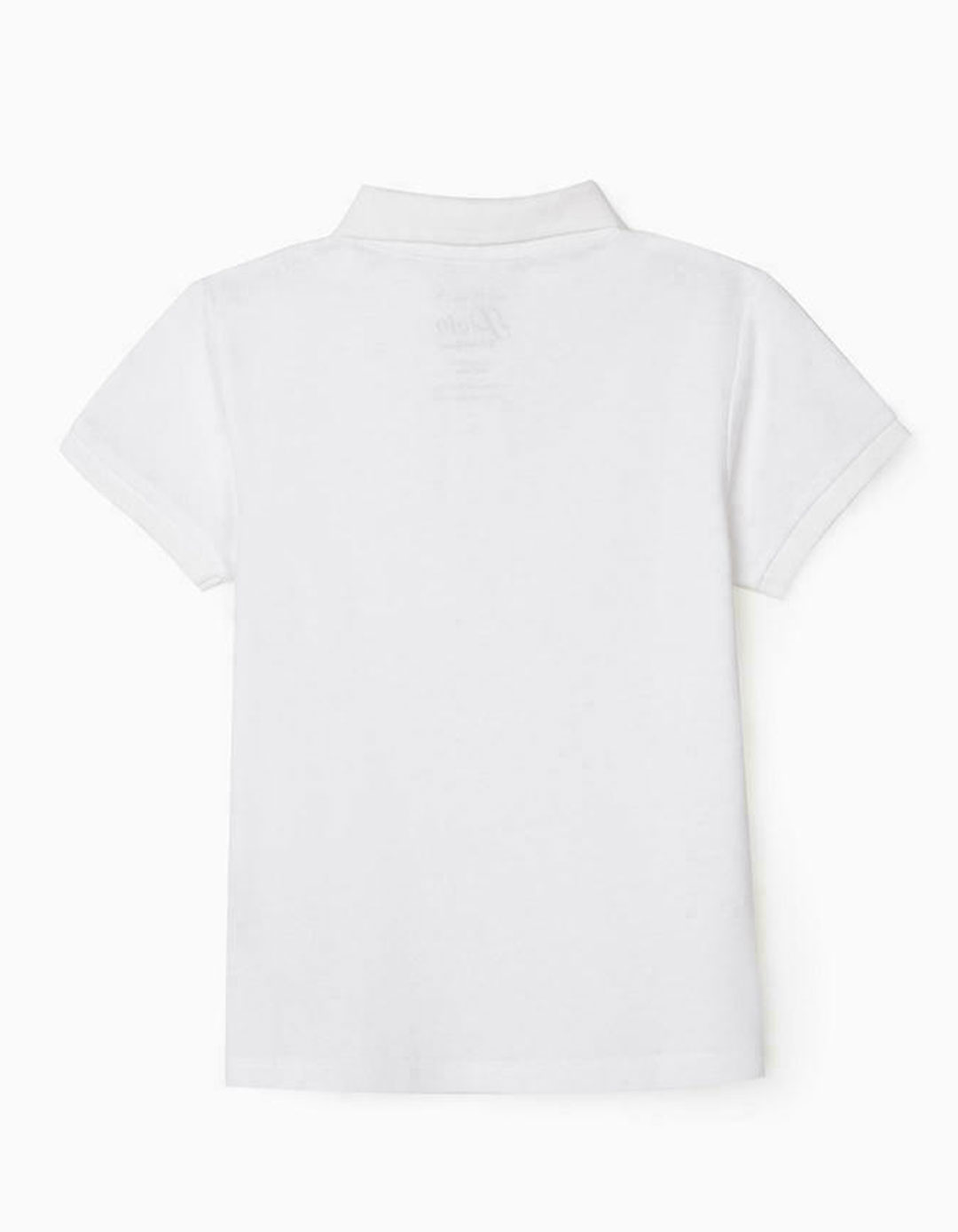Λευκό κοντομάνικο μπλουζάκι πόλο για αγόρι zippy, Slim Fit, 100% βαμβάκι. Λευκό κοντομάνικο μπλουζάκι πόλο για αγόρι zippy, Slim Fit, 100% βαμβάκι.