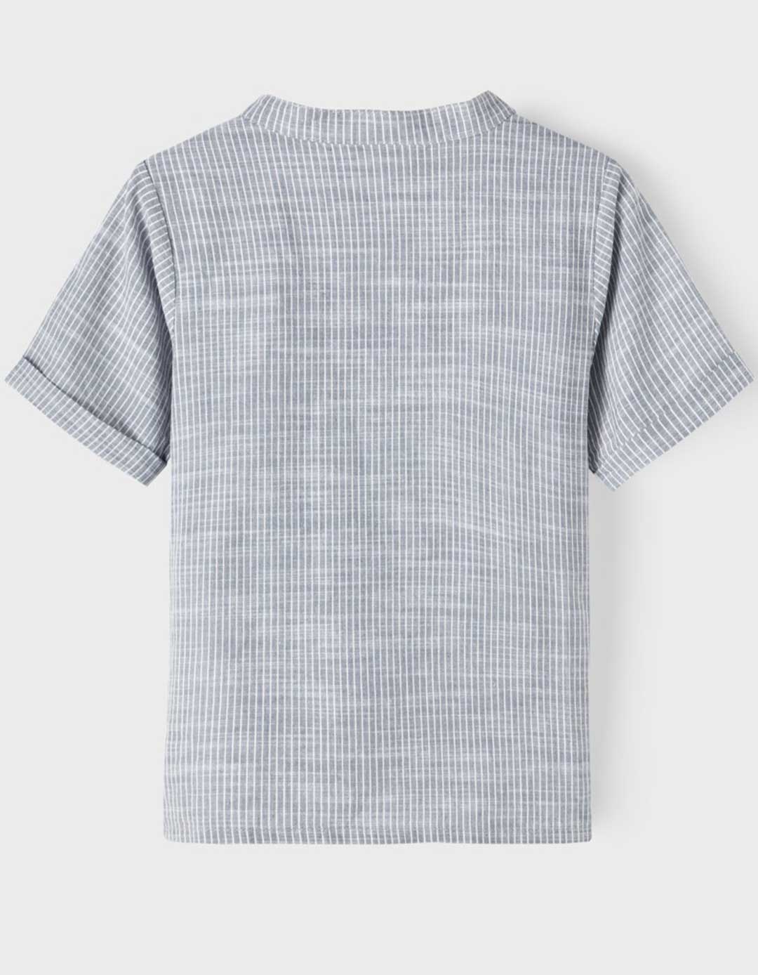  πουκάμισο για αγόρι με mao γιακά γκρι