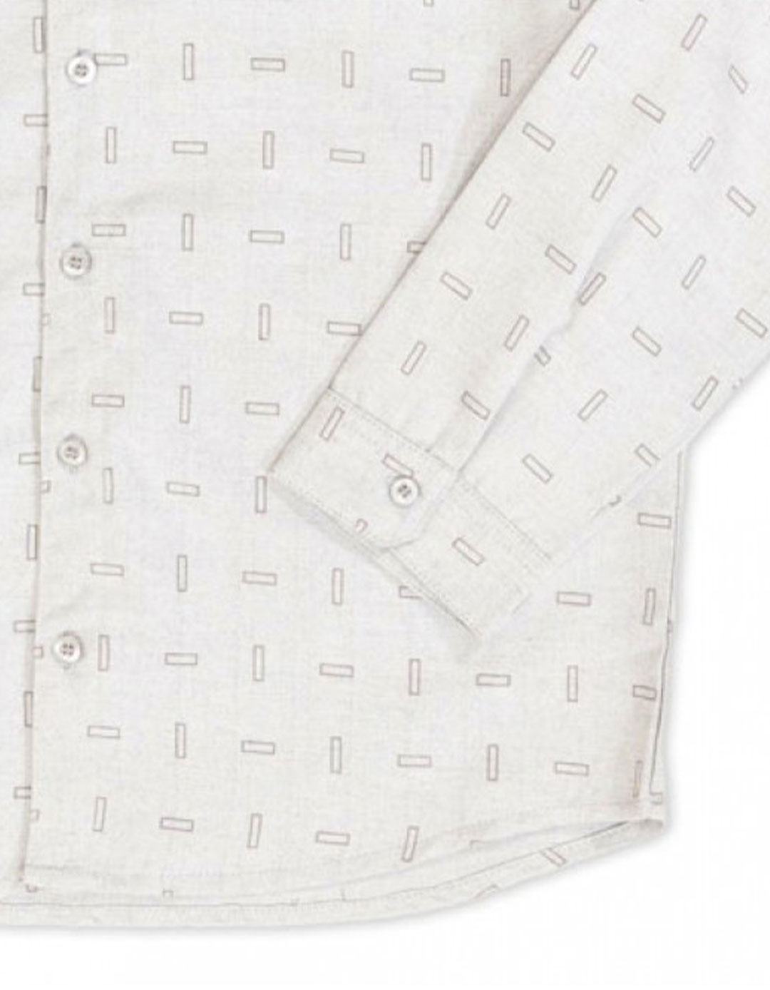 Παιδικό πουκάμισο New College γκρι με σχέδια Παιδικό πουκάμισο γκρι με σχέδια για αγόρι New College