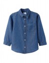 Παιδικό τζιν πουκάμισο αγοριού μπλε Zippy