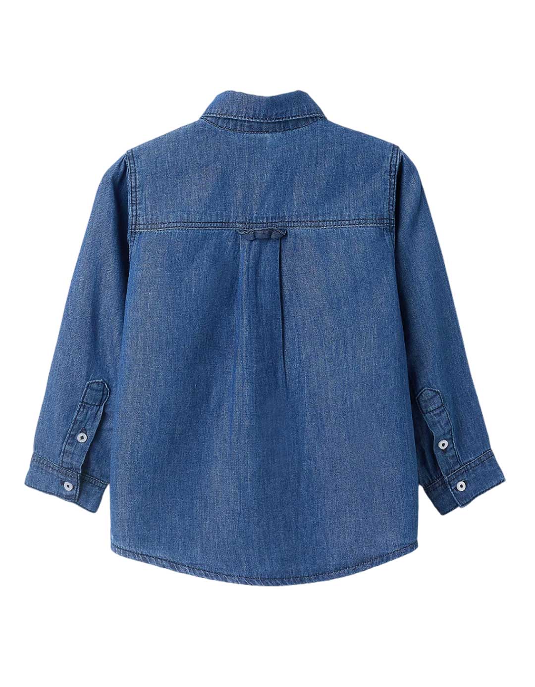 Παιδικό τζιν πουκάμισο αγοριού μπλε Zippy