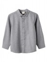Παιδικό πουκάμισο Zippy γκρι με μακριά μανίκια