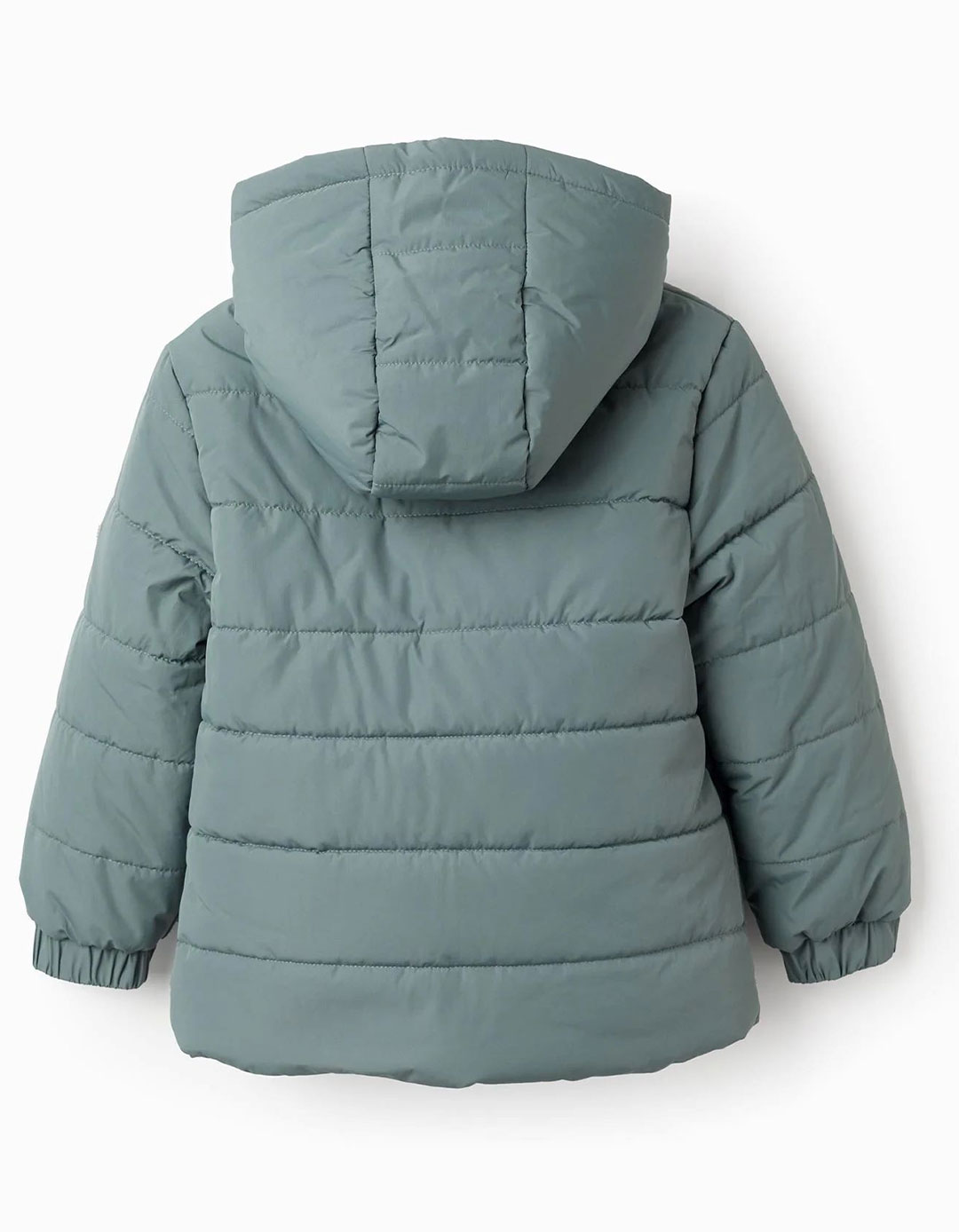 Παιδικό πράσινο μπουφάν αγοριών για τον χειμώνα