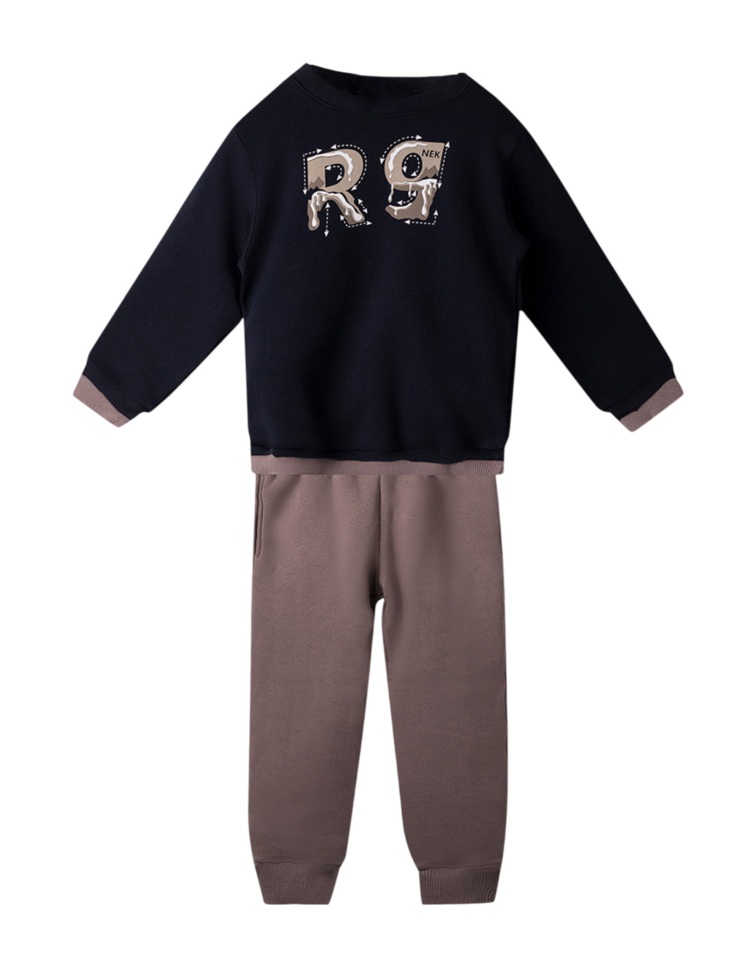 Σετ φόρμα αγόρι μπλε - ελεφαντί NEK Kidswear 6-16 ετών.Regular Fit.