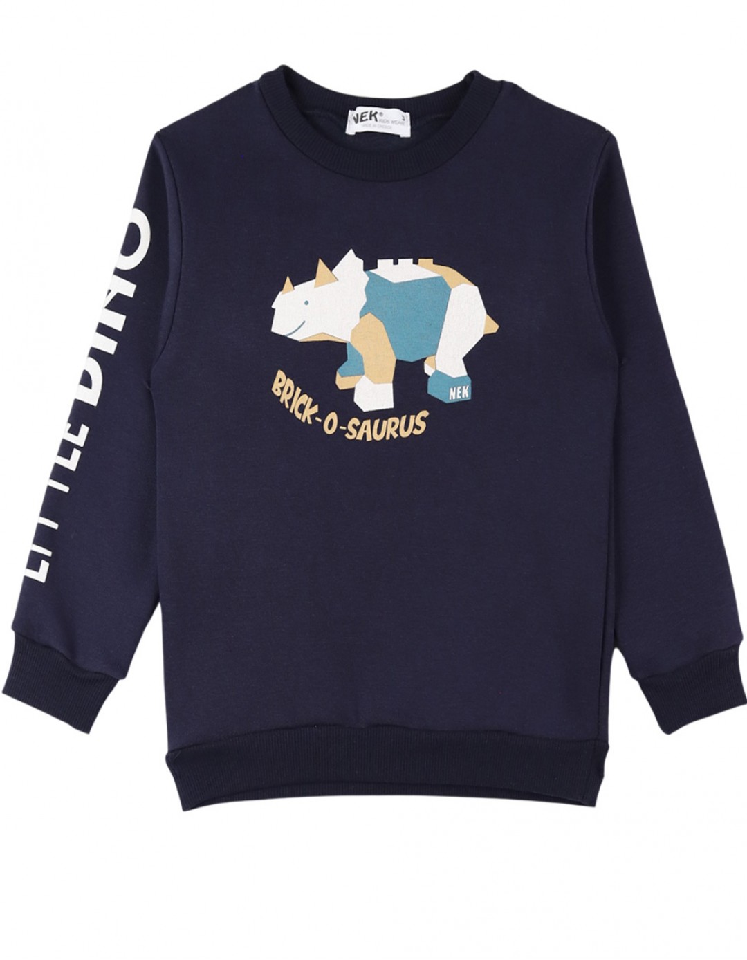 Παιδικό σετ φόρμα για αγόρι, μπλε μαρέν-ώχρα, Regular Fit, 80% βαμβάκι-20% πολυεστέρας. Παιδικό σετ φόρμα για αγόρι, μπλε μαρέν-ώχρα, Regular Fit, 80% βαμβάκι-20% πολυεστέρας.