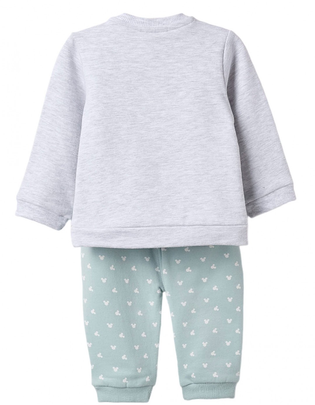 Βρεφικό σετ φόρμα Mickey για αγόρι σε γκρι και γκρι σιελ