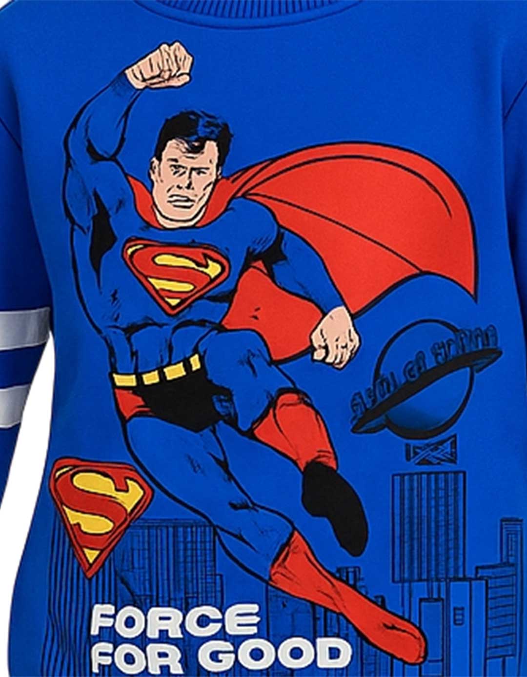 Σετ φόρμα Superman για αγόρι μπλε μαύρο