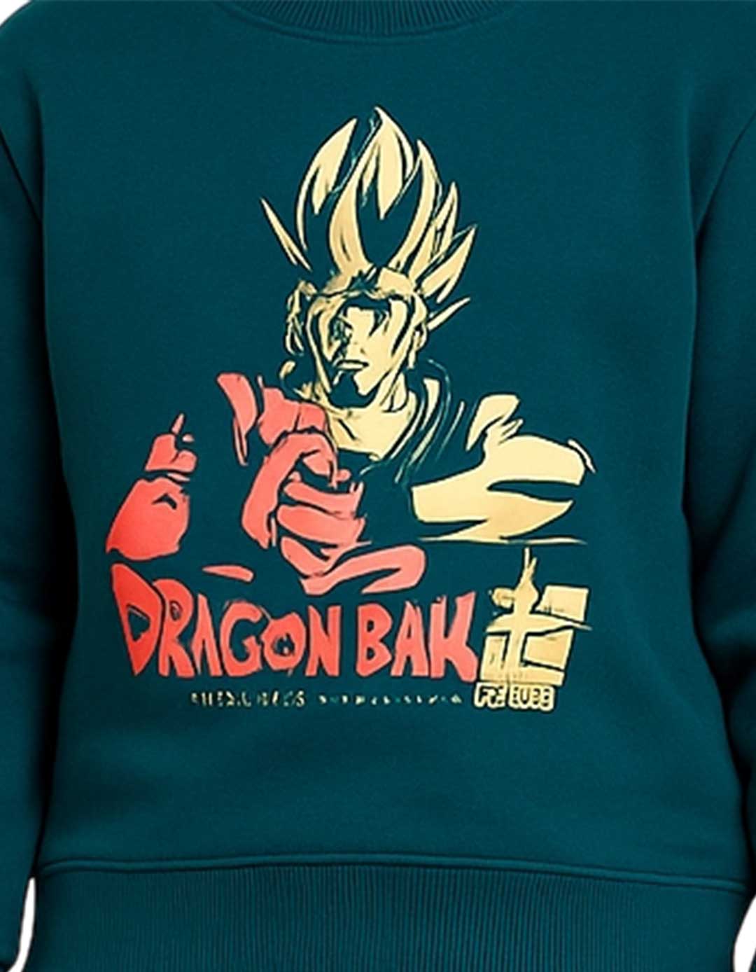 Παιδικό σετ φόρμα αγόρι πετρόλ μαύρο με στάμπα Dragon Ball