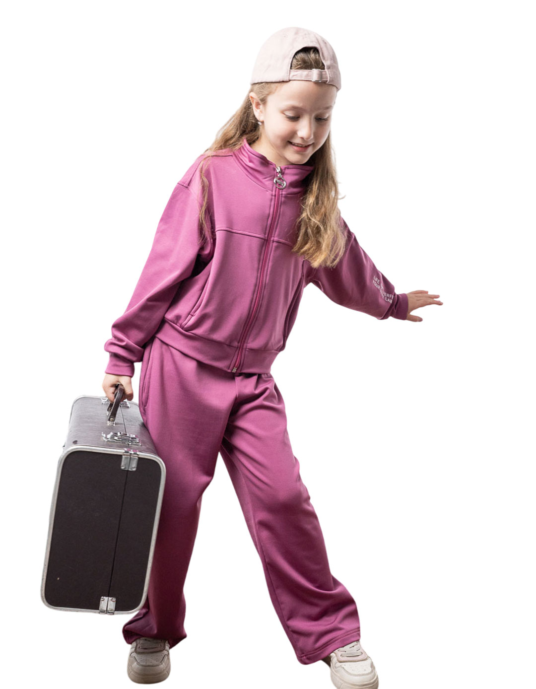 Σετ φόρμα NEK kidswear ματζέντα για κορίτσι