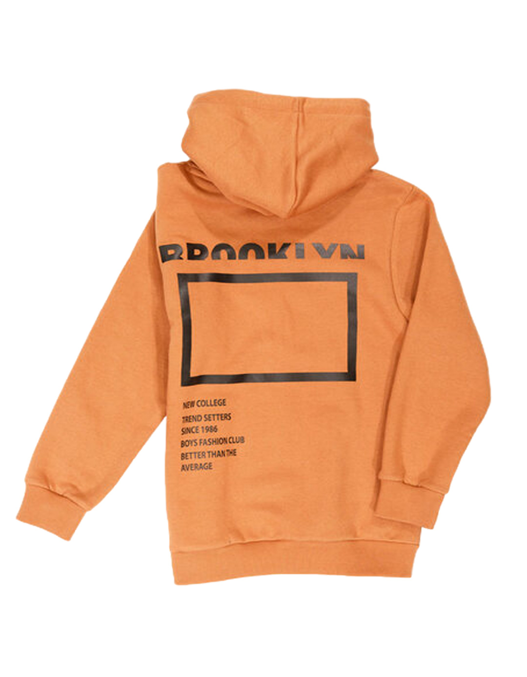 Παιδικό σετ φόρμα με κουκούλα, ταμπά, Regular Fit, 60% βαμβάκι,40% πολυεστέρας.