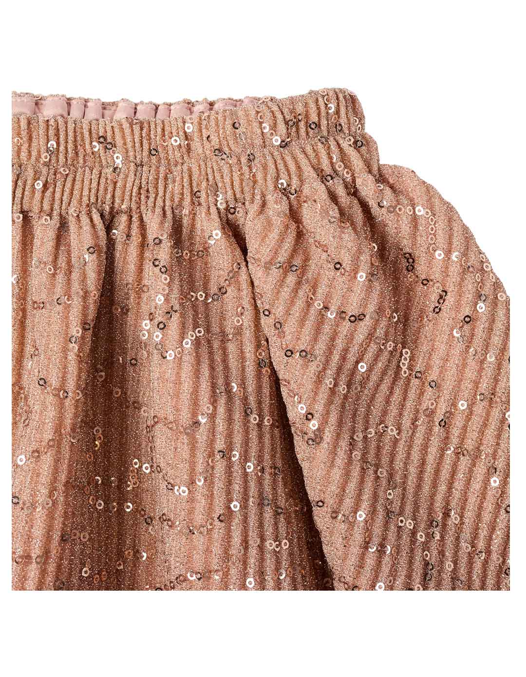 Παιδικό σετ ZIPPY ροζ-χρυσό για κορίτσι 4-14 ετών Παιδικό σετ ZIPPY με φούτερ και χρυσή φούστα για κορίτσι