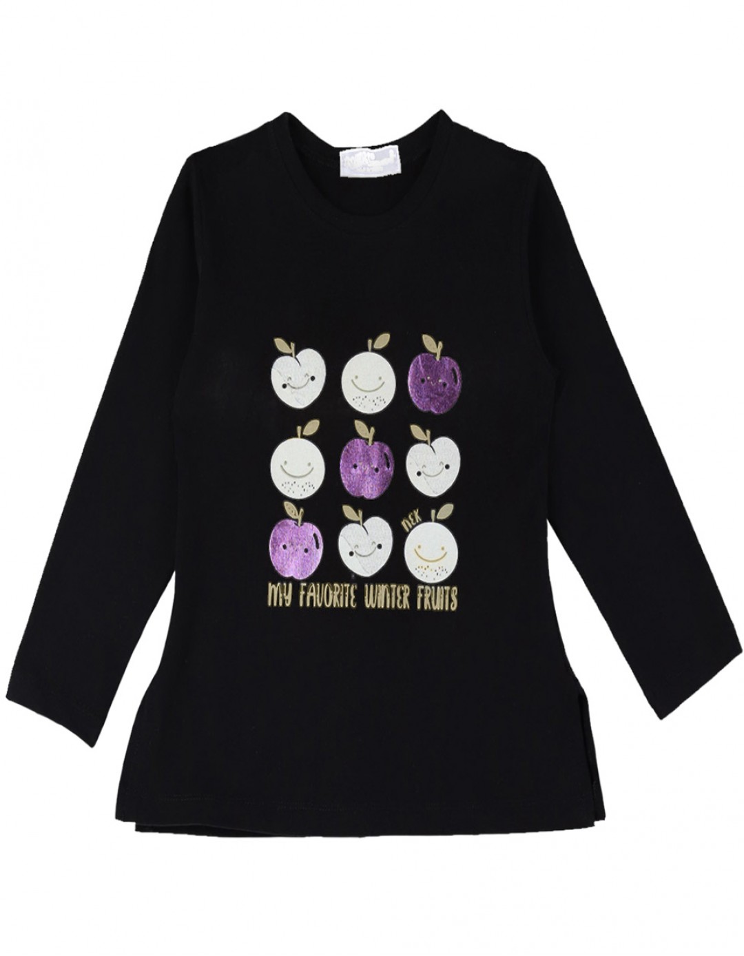 Παιδικό εποχιακό σετ κολάν για κορίτσι, μαύρο-χακί, Regular Fit, 100% βαμβάκι. Παιδικό εποχιακό σετ κολάν για κορίτσι, μαύρο-χακί, Regular Fit, 100% βαμβάκι.