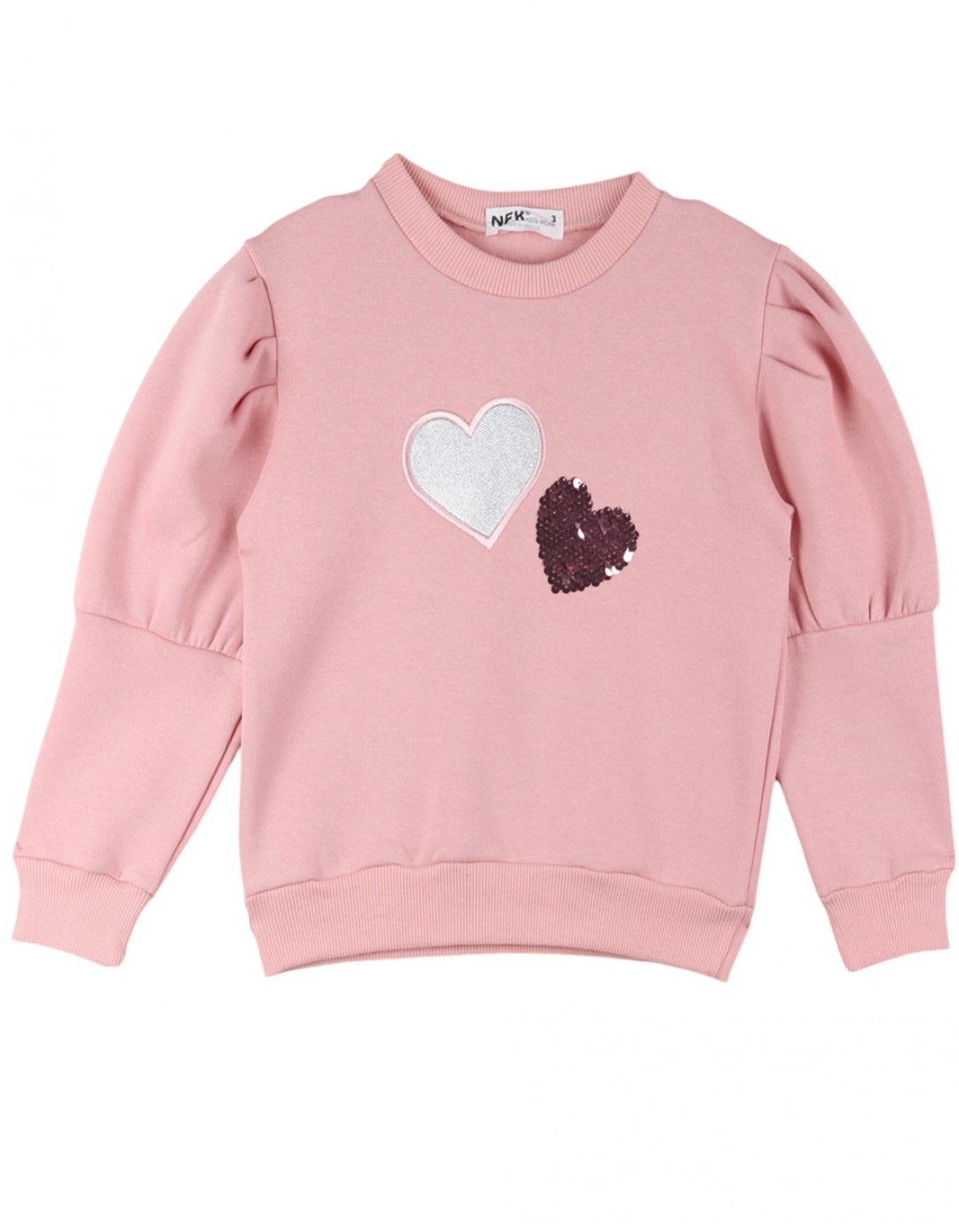 Παιδικό σετ κολάν για κορίτσι, ροζ-ασημί, Regular Fit, 80% βαμβάκι-20% πολυεστέρας. Παιδικό σετ κολάν για κορίτσι, ροζ-ασημί, Regular Fit, 80% βαμβάκι-20% πολυεστέρας.