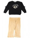 Παιδικό σετ κορίτσι NEK Kidswear μαύρο χρυσό Παιδικό σετ κορίτσι βελουτέ μαύρο χρυσό