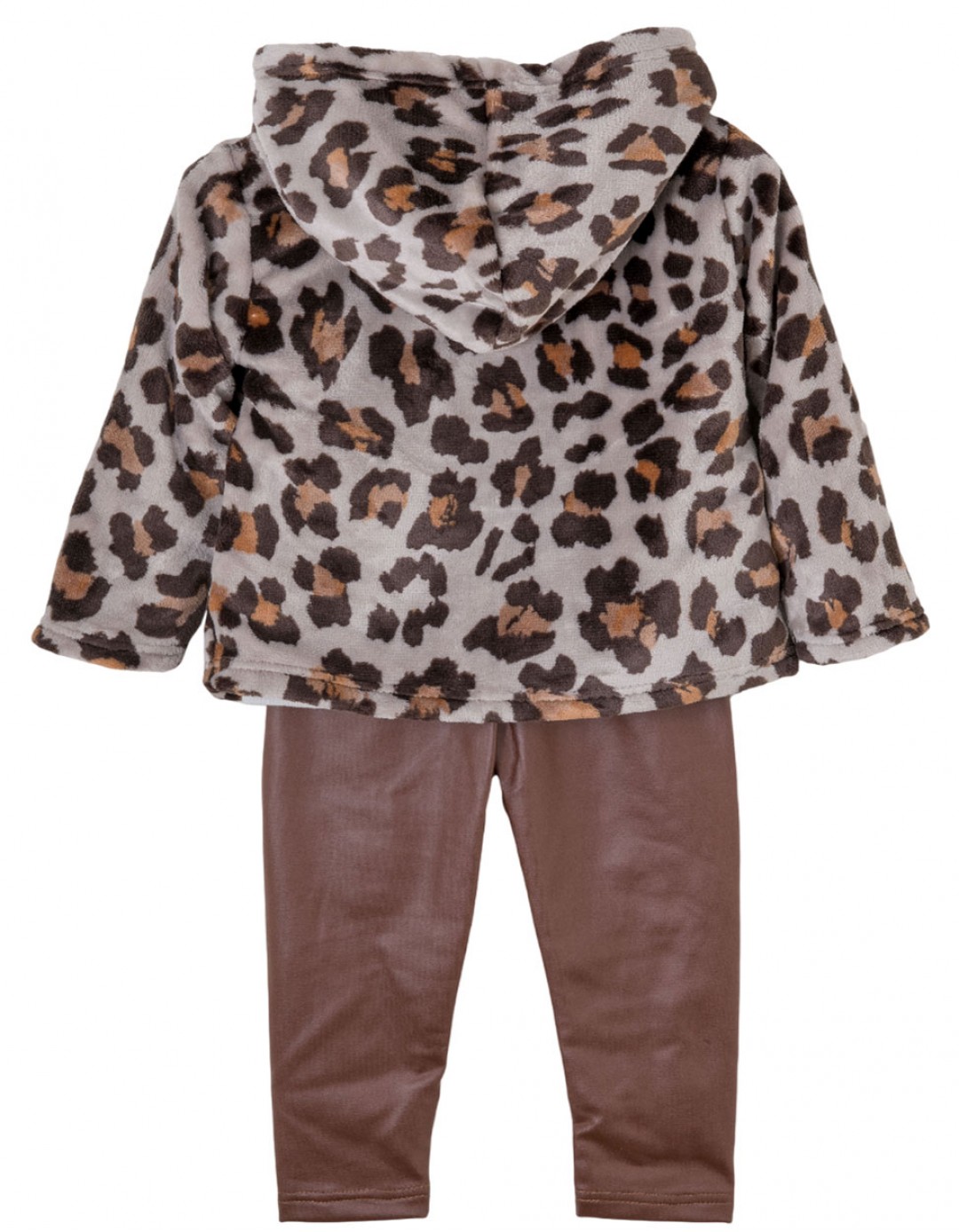 Παιδικό σετ για κορίτσι με ζακέτα, πάγου-ταμπά, Regular Fit, 50% Pu-48% Pes-2% El. Παιδικό σετ για κορίτσι με ζακέτα, πάγου-ταμπά, Regular Fit, 50% Pu-48% Pes-2% El.