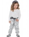 Σετ κοριτσιού Babylon Fashion εκρού-ασημί Σετ κοριτσιού Babylon Fashion εκρού-ασημί με ζακέτα παγιέτα και παντελόνι