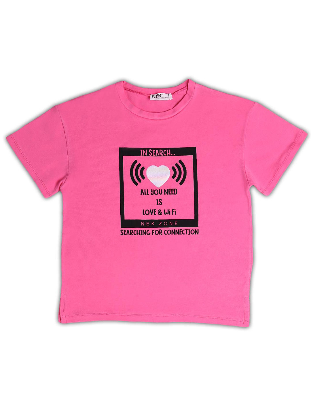 Παιδικό σετ για κορίτσι μπλούζα και κολάν, φούξια - μαύρο, Regular Fit, 95% βαμβάκι, 5% ελαστάνη. Παιδικό σετ για κορίτσι μπλούζα και κολάν, φούξια - μαύρο, Regular Fit, 95% βαμβάκι, 5% ελαστάνη.