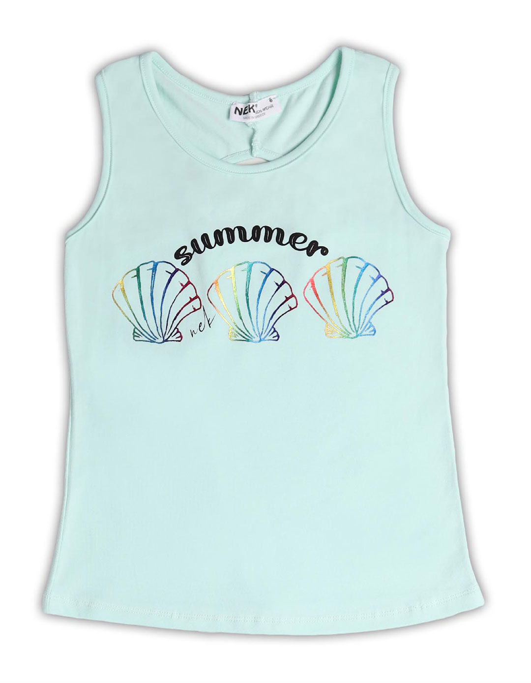 Σετ για κορίτσι αμάνικη μπλούζα και σορτς, βεραμάν, Regular Fit, 95% βαμβάκι, 5% ελαστάνη. Σετ για κορίτσι αμάνικη μπλούζα και σορτς, βεραμάν, Regular Fit, 95% βαμβάκι, 5% ελαστάνη.