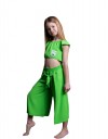 Σετ για κορίτσι πράσινο-λαχανί τοπ και παντελόνα, 100% pes.Regular Fit. Σετ για κορίτσι πράσινο-λαχανί τοπ και παντελόνα, 100% pes.Regular Fit.