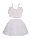 Παιδικό Σετ Κοριτσιού Λευκό με Τούλινη Φούστα & Μπλουζάκι με Φιόγκο – Ιδανικό για Βάπτιση ή Γάμο.89%pes11%sp.Slim Fit. Παιδικό Σετ Κοριτσιού Λευκό με Τούλινη Φούστα & Μπλουζάκι με Φιόγκο – Ιδανικό για Βάπτιση ή Γάμο.89%pes11%sp.Slim Fit.