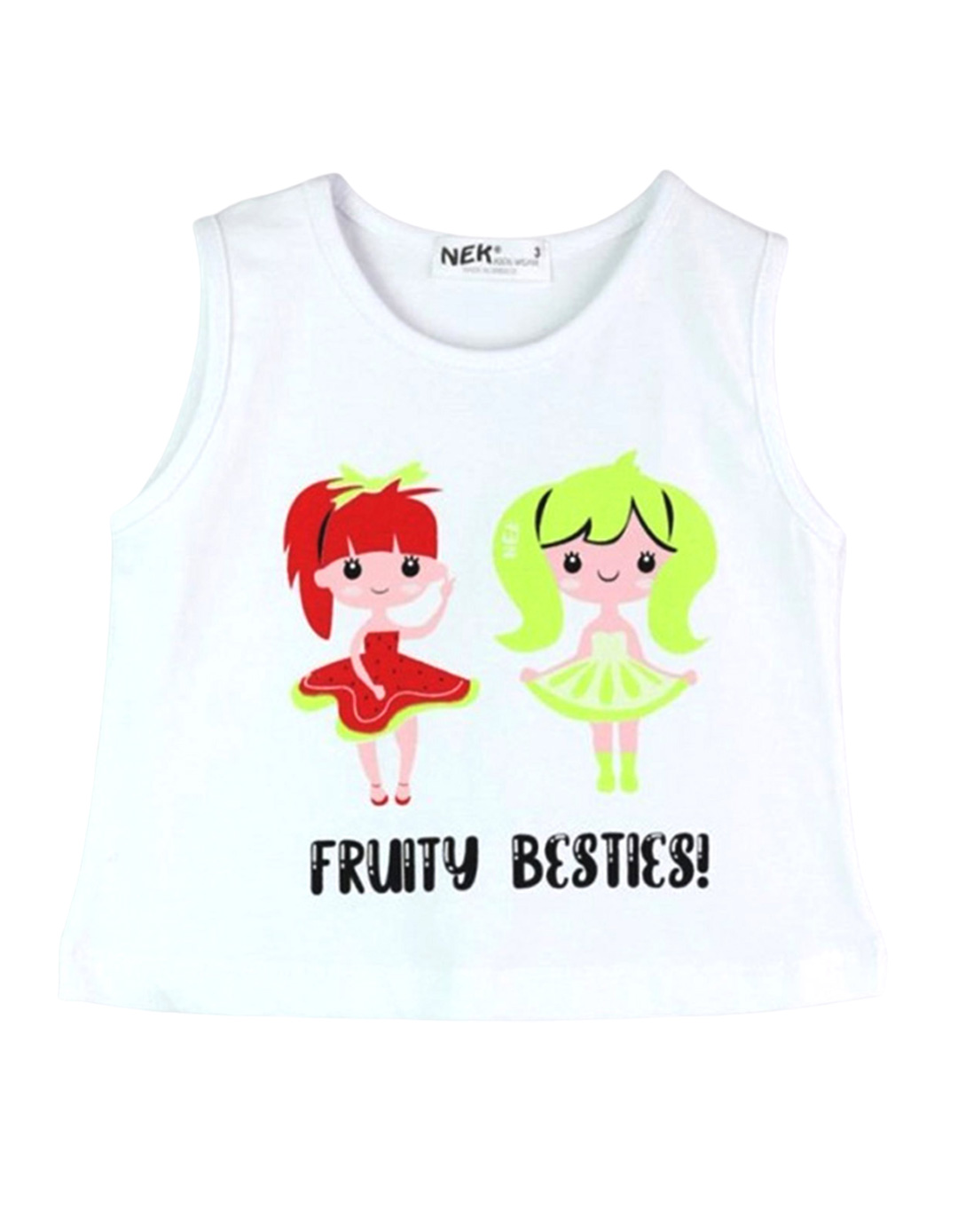 Παιδικό σετ για κορίτσι με μπλούζα και σορτσάκι, λευκό-κόκκινο, Regular Fit, 95% βαμβάκι, 5% ελαστίνη. Παιδικό σετ για κορίτσι με μπλούζα και σορτσάκι, λευκό-κόκκινο, Regular Fit, 95% βαμβάκι, 5% ελαστίνη.