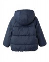 Παιδικό σκούρο μπλε μπουφάν Zippy για αγόρια Σκούρο μπλε παιδικό μπουφάν με κουκούλα και fleece επένδυση