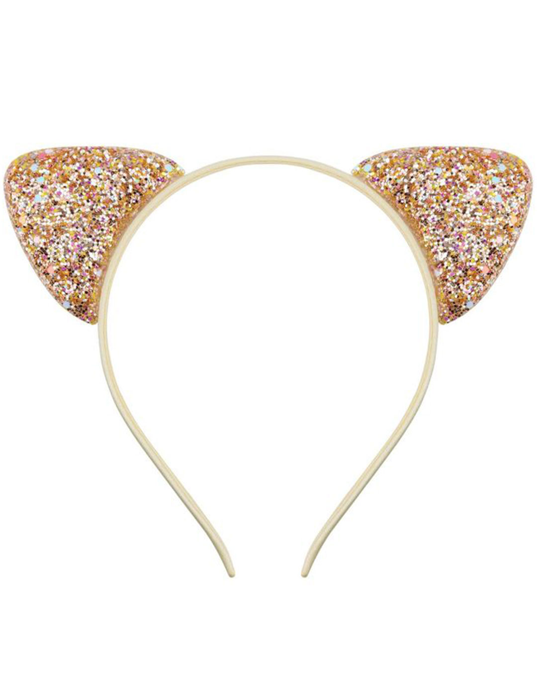 Παιδική στέκα μαλλιών με αυτάκια, χρυσό. Παιδική στέκα μαλλιών με αυτάκια, χρυσό.