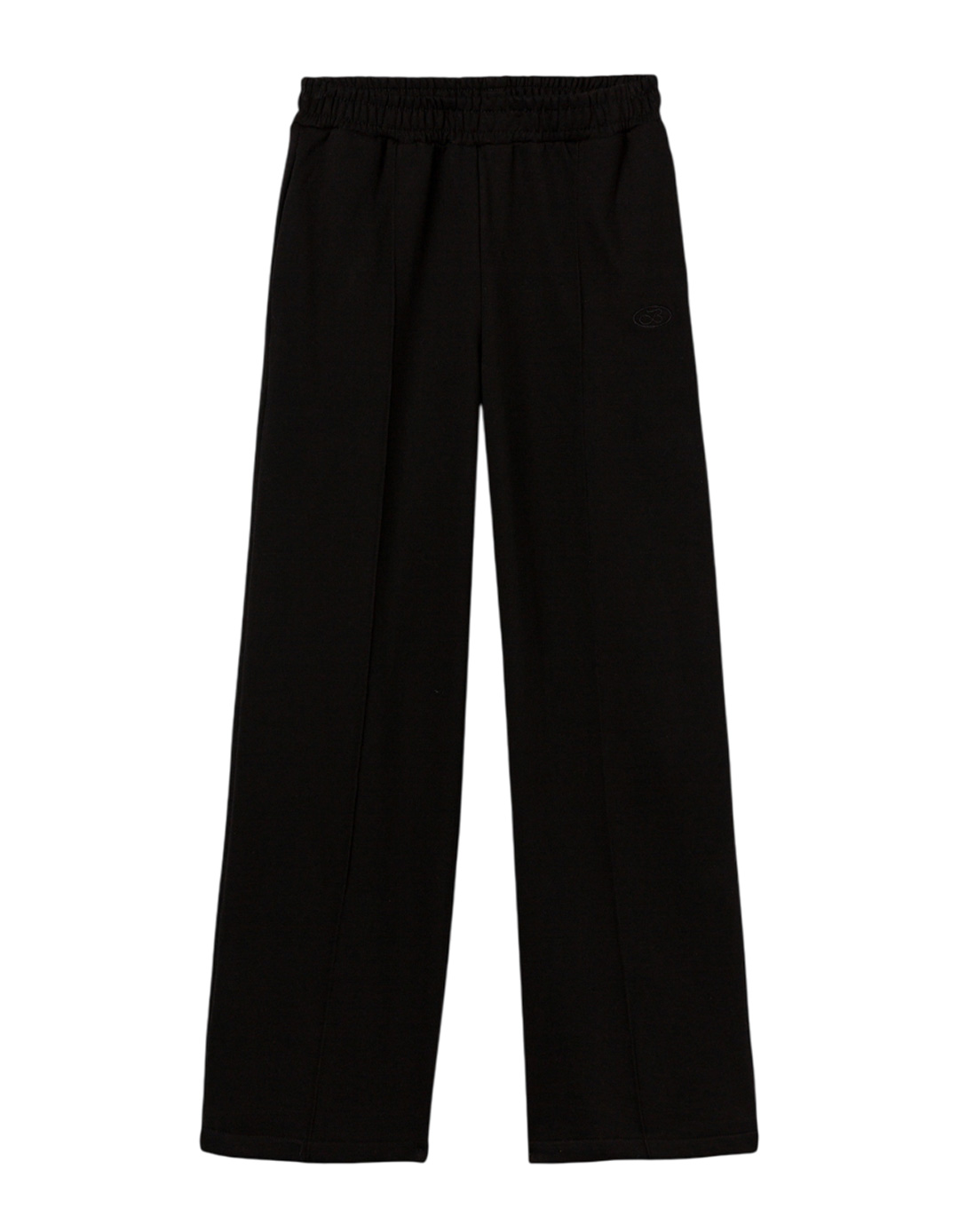 Παντελόνι φούτερ Tiffosi Teen Girl μαύρο με fleece εσωτερικό Εφηβικό φούτερ παντελόνι Tiffosi σε μαύρο χρώμα με fleece επένδυση