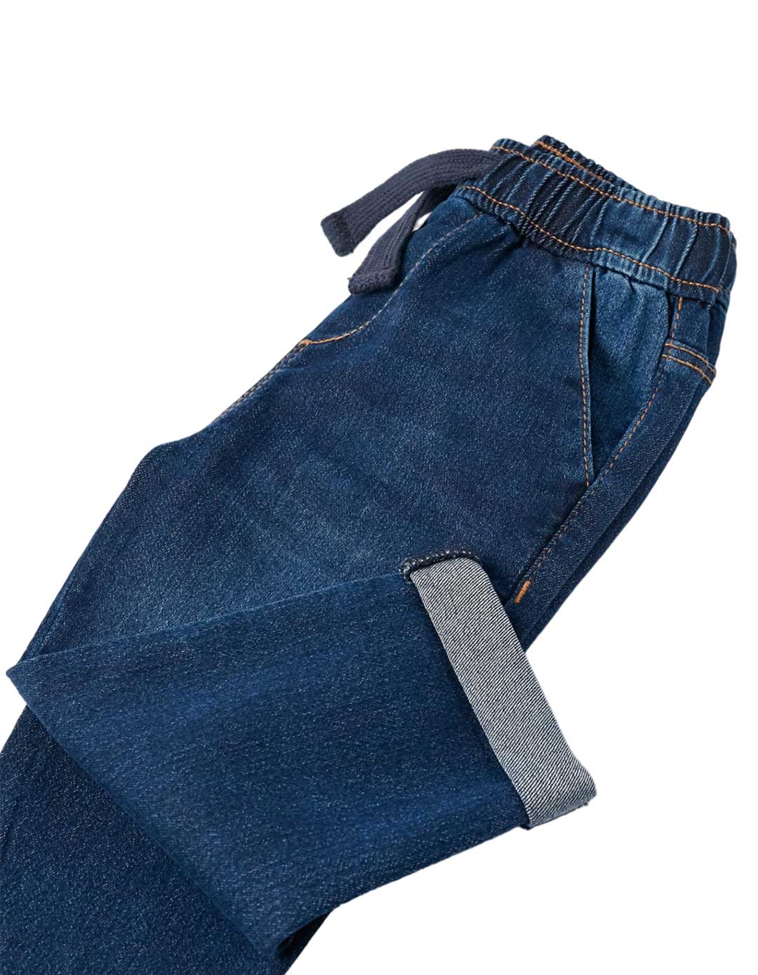 Σκούρο μπλε τζιν παντελόνι για αγοράκια,Slim Fit.