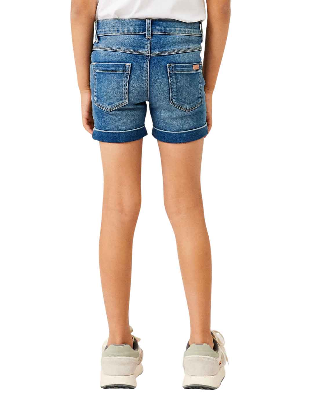 Τζιν σορτς Name it για κορίτσια 8-14 ετών Τζιν σορτς για κορίτσι ανοιχτό μπλε Name it 8 έως 14 ετών