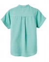 Κοντομάνικο βεραμάν πουκάμισο για αγόρια, από μείγμα βισκόζης, βαμβακιού και λινού. slim fit,  50% βισκόζη, 41% βαμβάκι, 9% λινό.