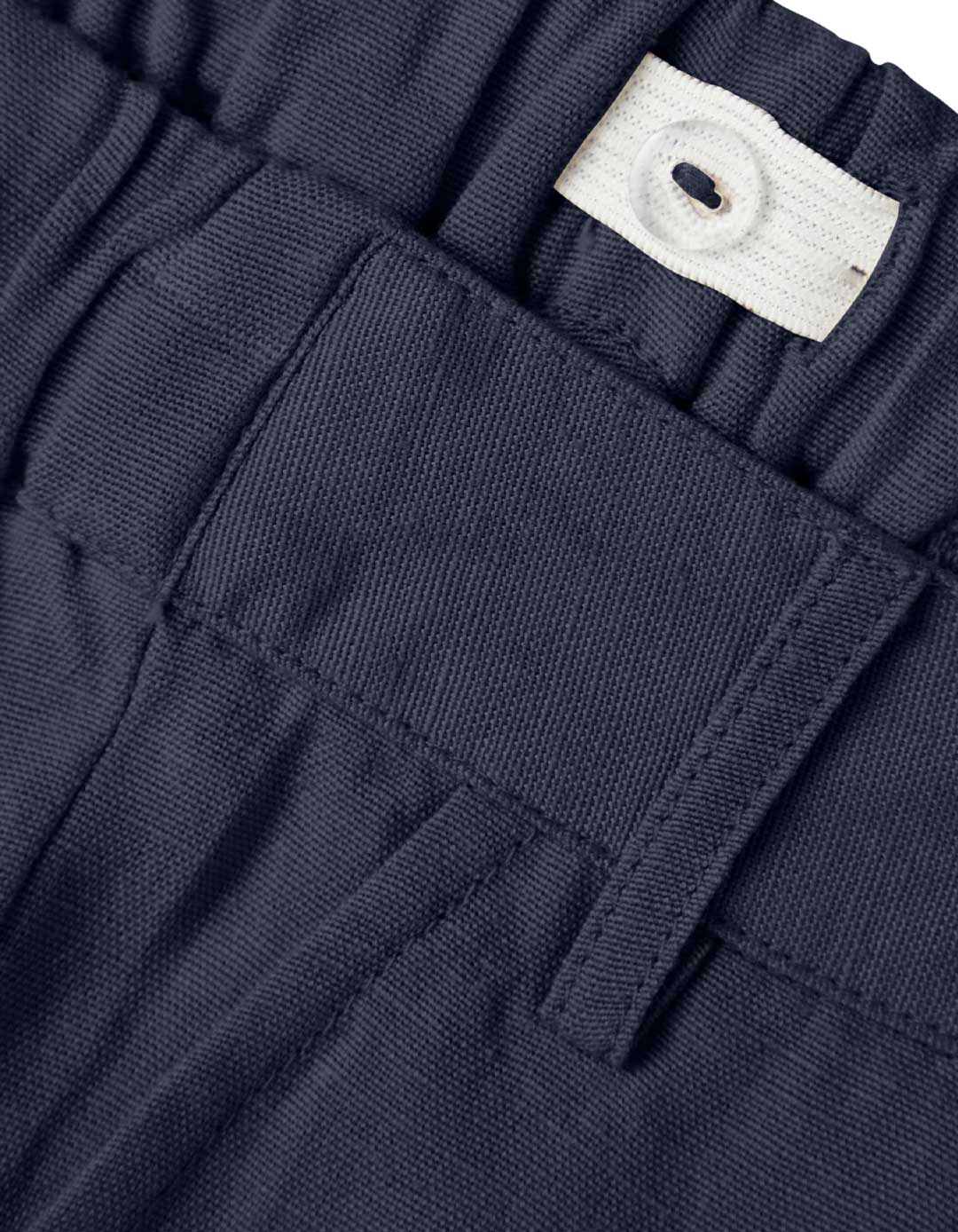 Παιδική βερμούδα μπλε για αγόρι, Regular Fit, 50% βισκόζη, 35% βαμβάκι, 15% λινό.