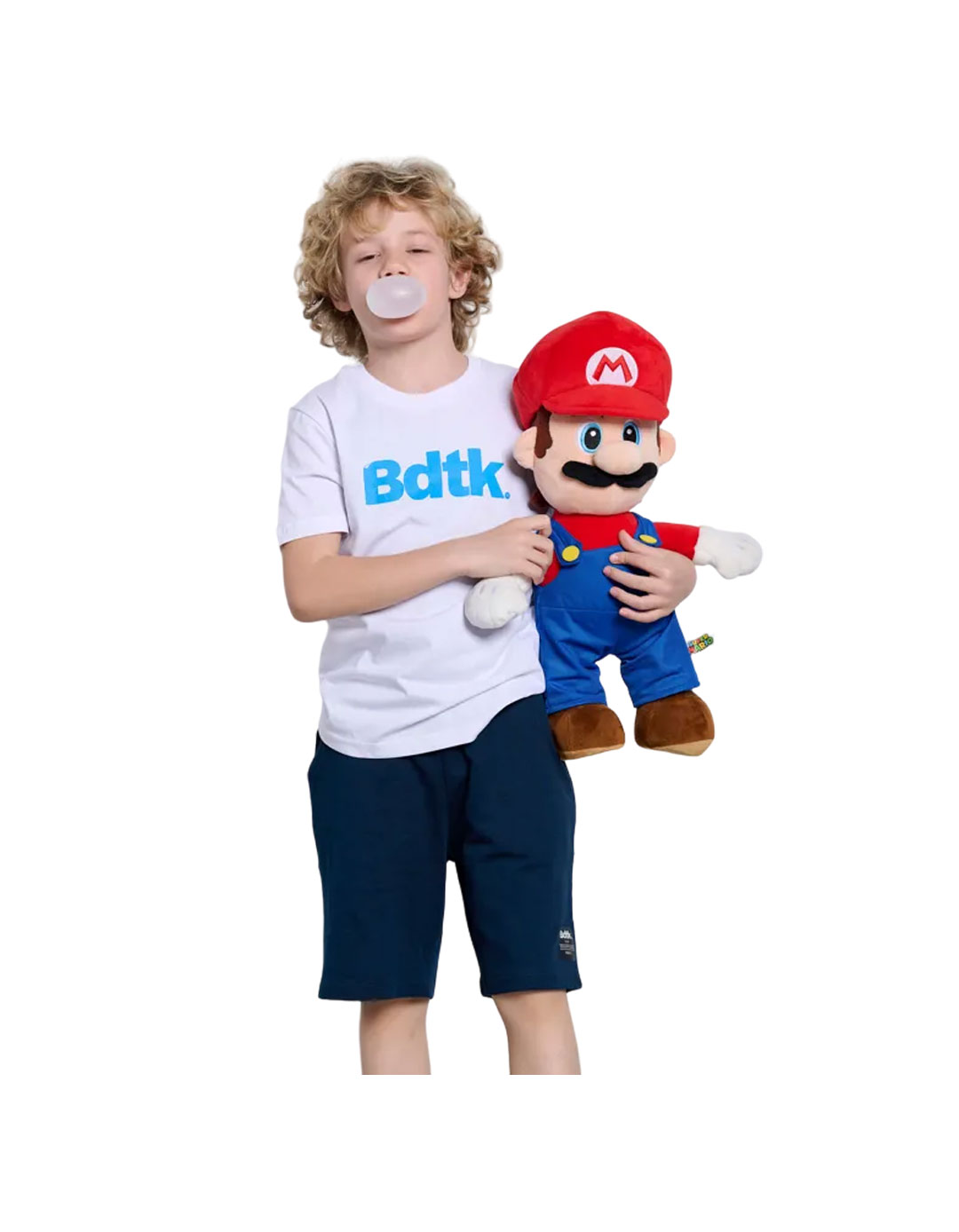 Παιδική βερμούδα Bdtk για αγόρι, μπλε, Regular Fit, 80% βαμβάκι-20% πολυεστέρας.