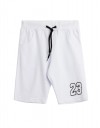 Παιδική βερμούδα φούτερ για αγόρι, λευκή, Regular Fit, 100% βαμβάκι. Παιδική βερμούδα φούτερ για αγόρι, λευκή, Regular Fit, 100% βαμβάκι.
