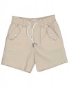 Λινή Βρεφική Βερμούδα Mini Birba Μπεζ για Αγόρι - Καλοκαιρινή Άνεση & Στυλ.Regular Fit.