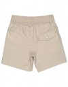 Λινή Βρεφική Βερμούδα Mini Birba Μπεζ για Αγόρι - Καλοκαιρινή Άνεση & Στυλ.Regular Fit.
