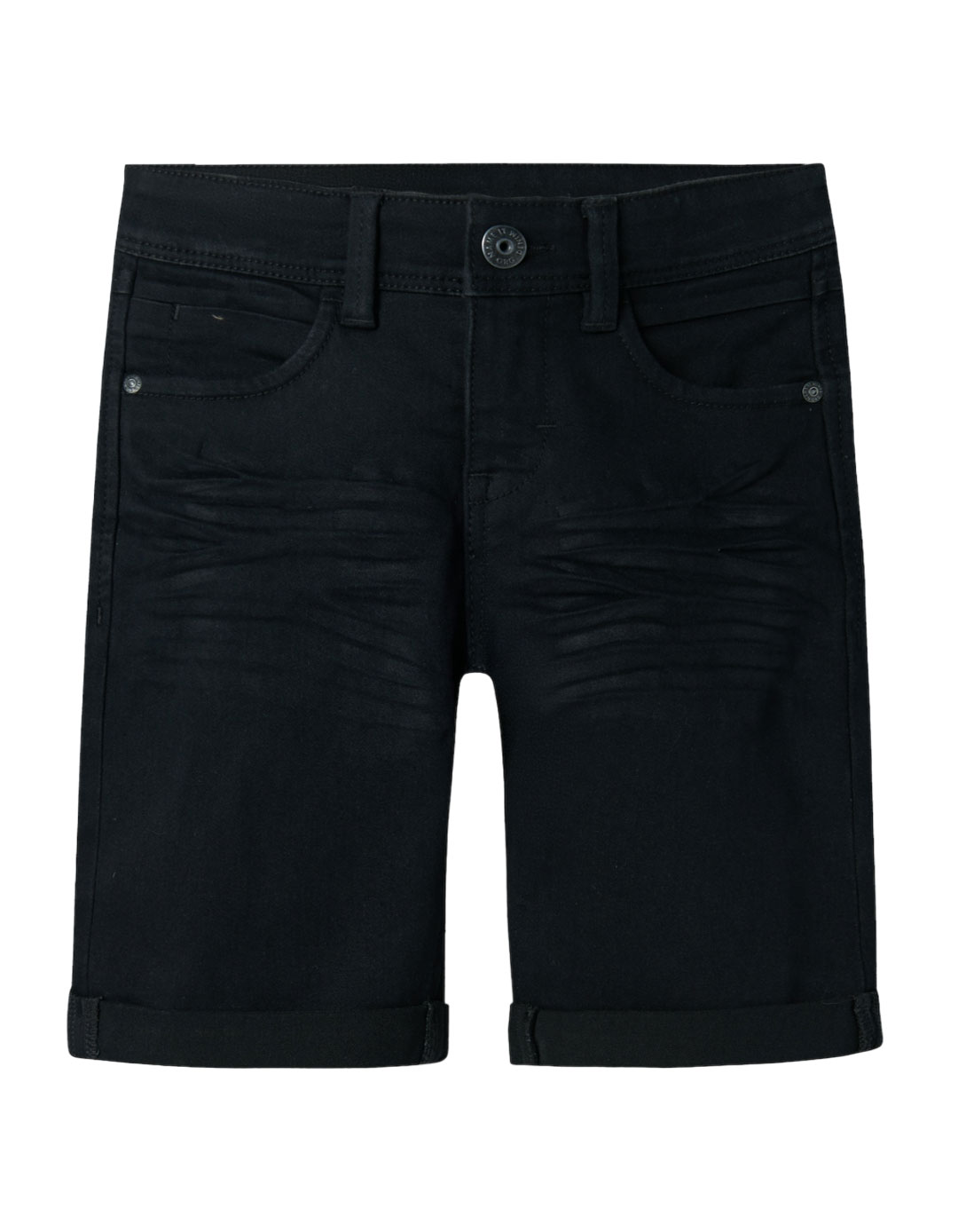  Παιδική βερμούδα Name It μαύρη για αγόρια