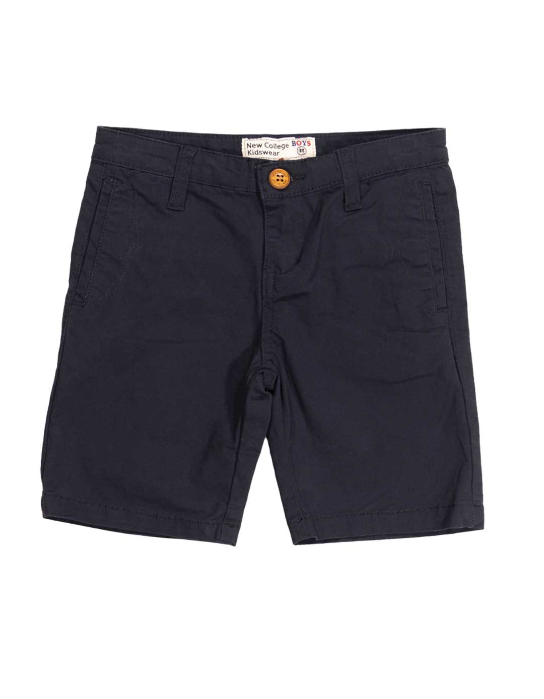 Παιδική βερμούδα για αγόρι, μπλε, Regular Fit, 98% βαμβάκι-2% ελαστίνη.