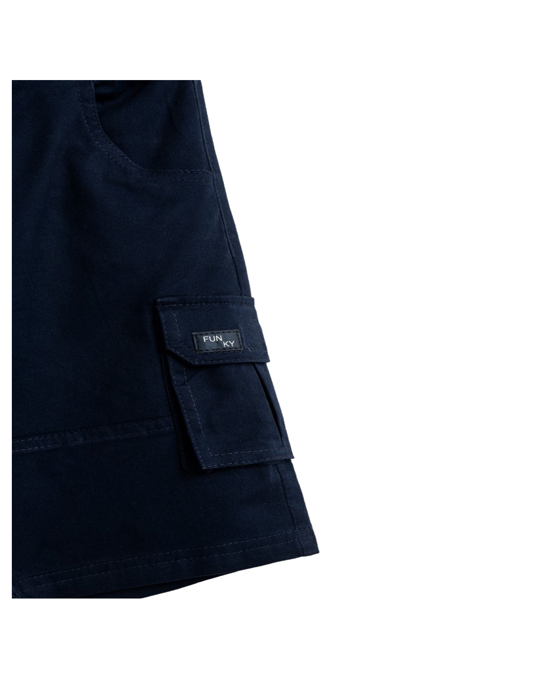 Παιδική βερμούδα μπλε για αγόρι, μπλε, Regular Fit, 98% βαμβάκι, 2% ελαστίνη.