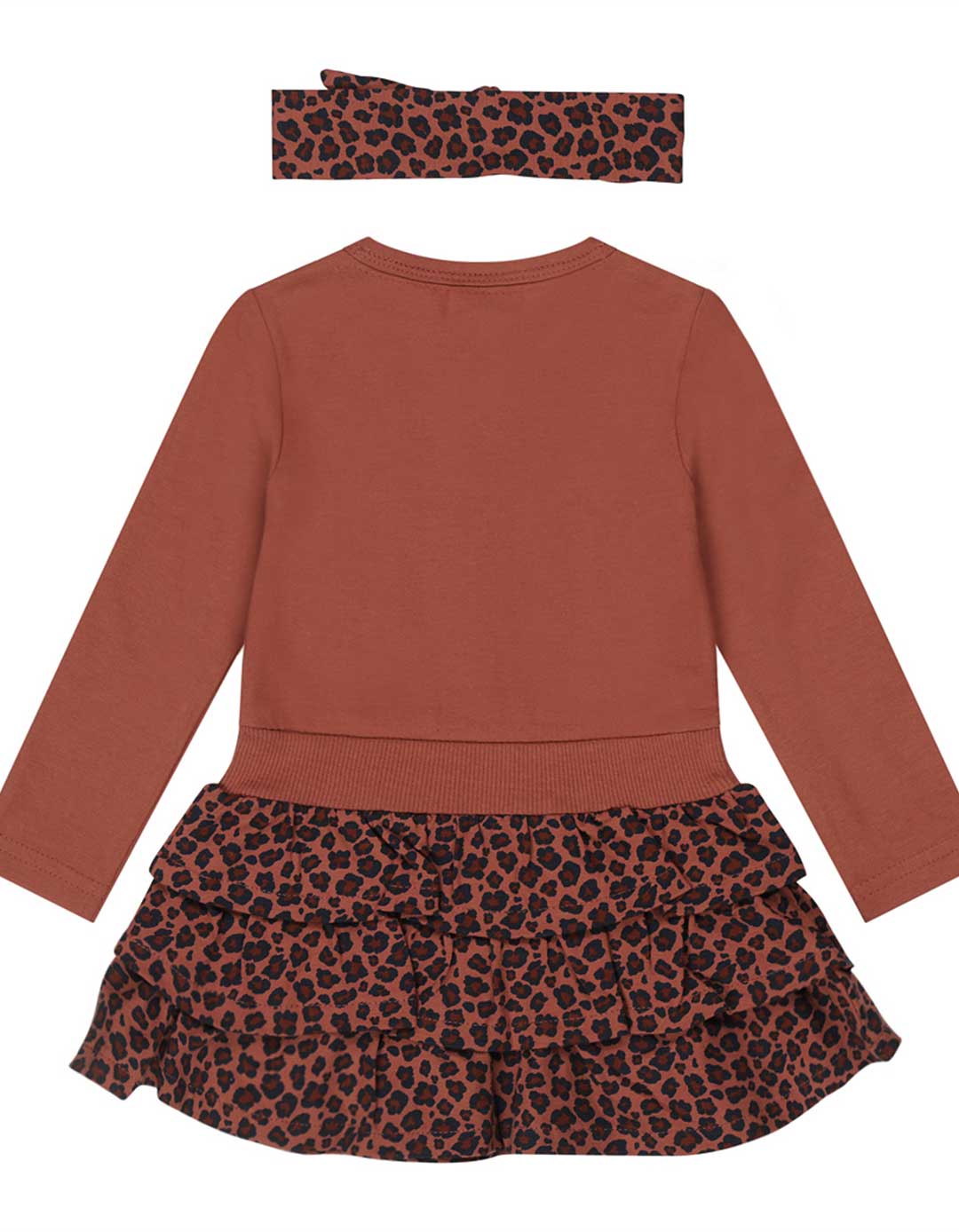 Παιδικό φόρεμα για κορίτσι με κορδέλα,  Smokey Pink, Regular Fit, 95% βαμβάκι, 5% ελαστάνη.