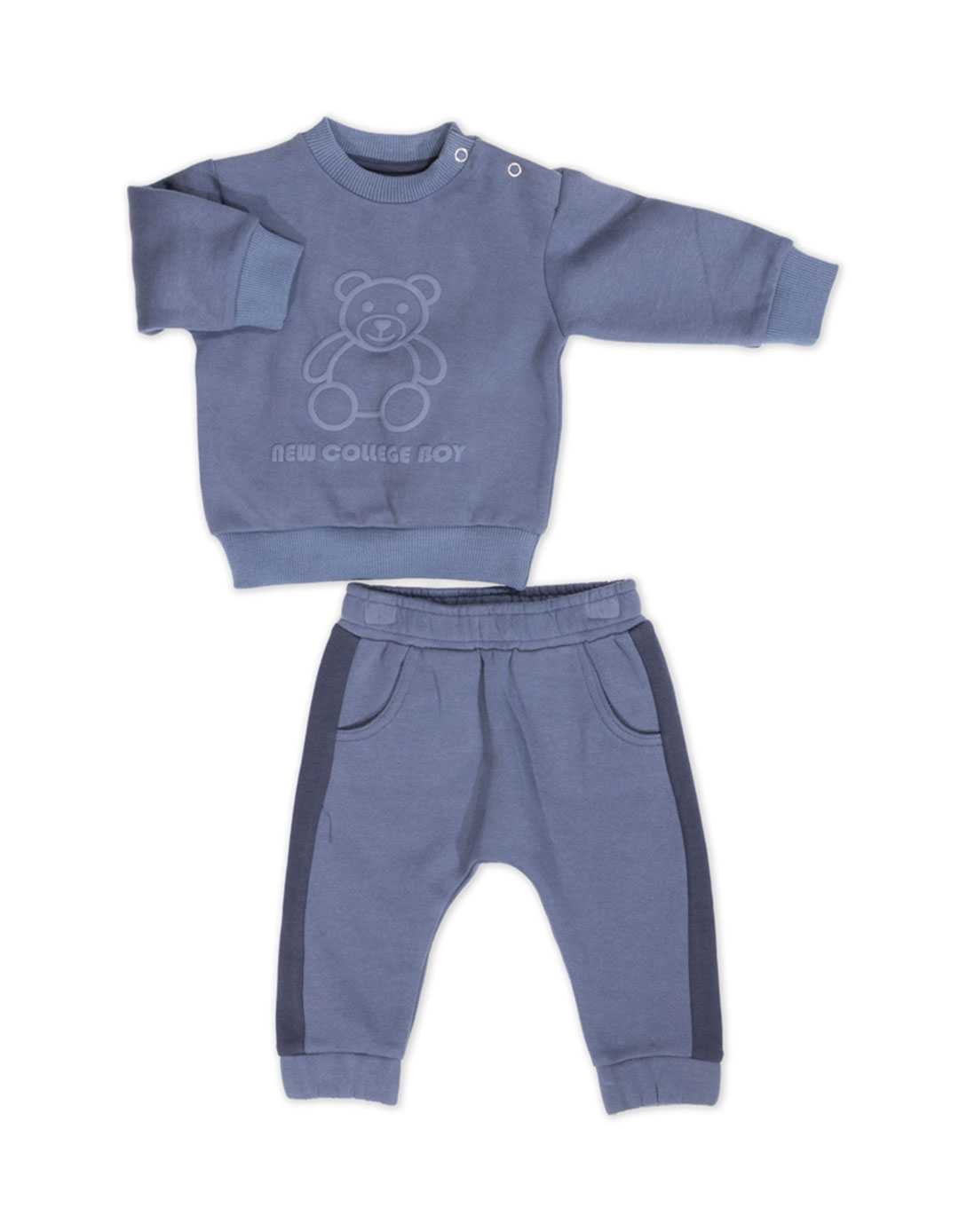 Βρεφικό σετ φόρμα για αγόρι, ραφ, Regular Fit, 100% βαμβάκι.