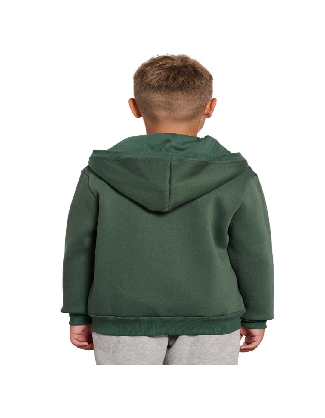 Παιδική ζακέτα φούτερ Bodytalk με κουκούλα για αγόρι, πράσινο, Regular Fit, 70% βαμβάκι, 30% πολυεστέρας.