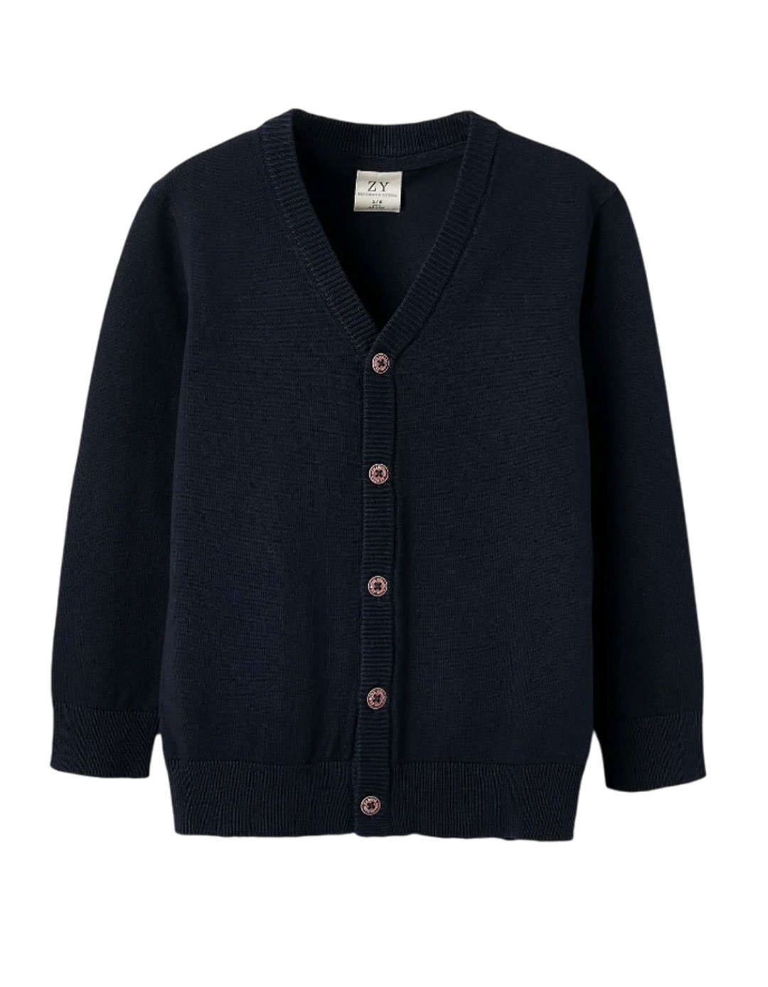 Zippy Πλεκτή Ζακέτα για Αγόρι σε Μπλε Χρώμα, 70% βαμβάκι-30% πολυαμίδιο –Slim Fit.