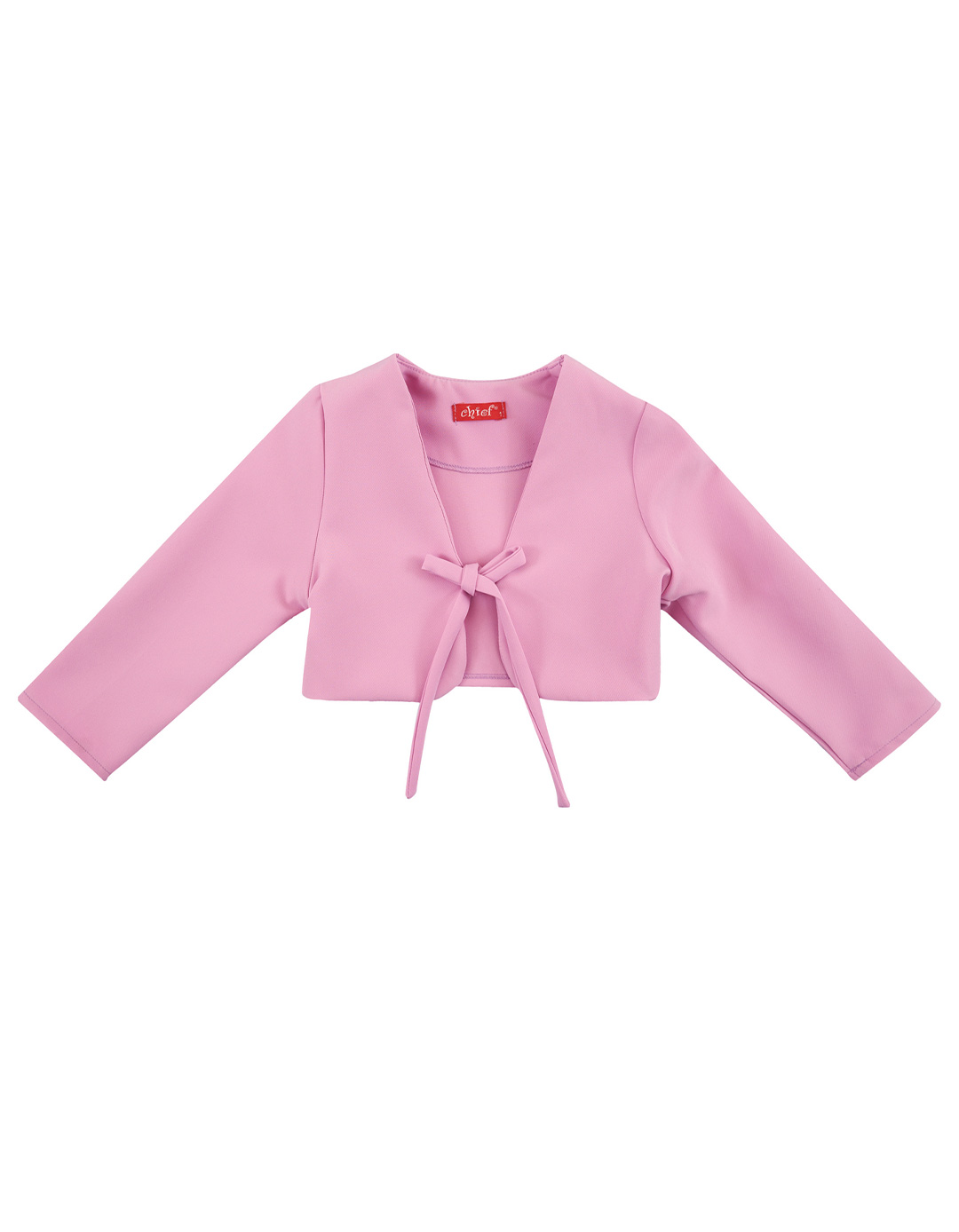 Ζακέτα σε ροζ χρώμα για κορίτσι 89%Pes 11%Sp.Regular Fit.
